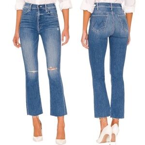 Mother The Hustler Ankle Fray Denim Jean - Can't Stop Staring, Size 30